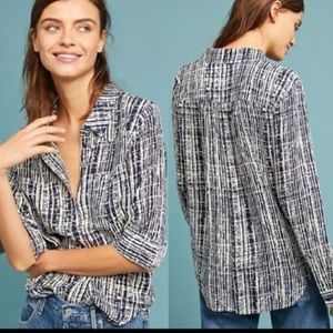 Anthropologie Holding Horses Sammie Printed Shirt